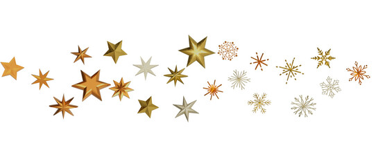 With Realistic Snowflakes Overlay On Light Silver Backdrop. Xmas Holidays