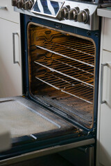 oven in the kitchen cleaning grime cleansing foam interior cleaning oven home cleaner 