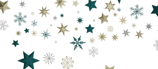 Falling snow at night. Bokeh lights