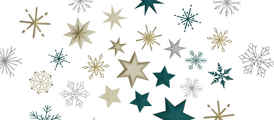 Festive christmas card. Isolated illustration white background.