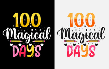 100th days of school t shirt design, 100th days celebration t shirt