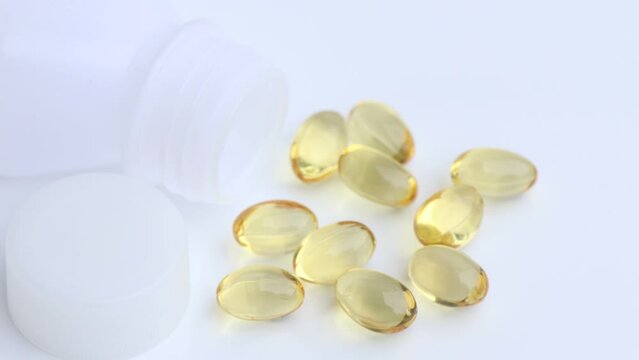 close up, Vitamin pills, food supplement for health or used to treat disease