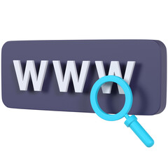 Web search 3D icon