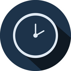 Flat Web Service Icon with rounded shape and shadow