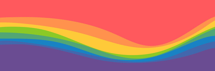 rainnbow color wave pattern vector illustration good for wallpaper, background, web banner, backdrop, desktop wallpaper, and design template