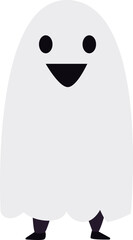 Cute Illustration of Halloween Character Costume. Halloween Element