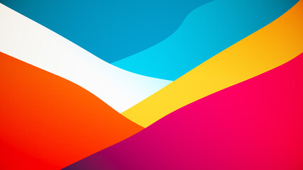 abstract wallpaper from wavy layers filled colourful gradient