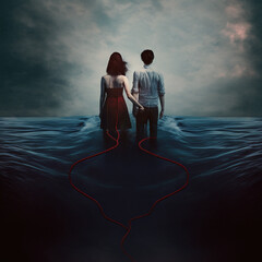 Twin Flames "3D Illustration" 