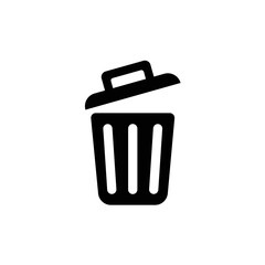 trash can icon design vector template