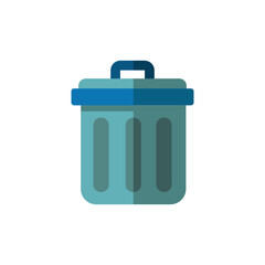 trash can icon design vector template