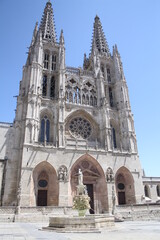 Fototapeta premium CATEDRAL GÓTICA DE BURGOS EN ESPAÑA