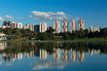 Fototapeta na wymiar Barigui Park in Curitiba Parana Brazil. 