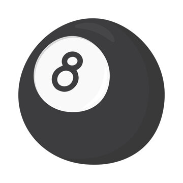 recommend clip art: Pool Ball Sign Emoji Icon Illustration. Black Number 8 Vector Symbol Emoticon Design Clip Art Sign Comic Style.
