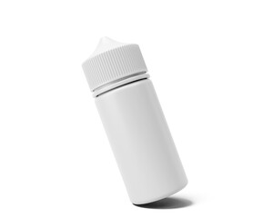 Chubby gorilla bottle, e liquid bottle with transparent background. 3d render.