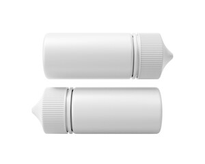 Chubby gorilla bottle, e liquid bottle with transparent background. 3d render.