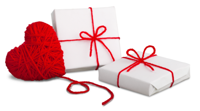 Cute gift boxes on  background