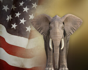 Elephant symbol Republican
