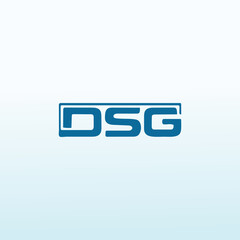 DSG letter vector logo design