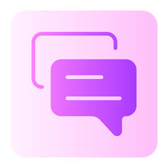 chat box gradient icon