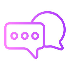 message gradient icon