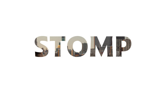 Dynamic Media Stomp Typography