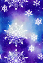 Purple Christmas Pattern