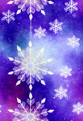 Fototapeta na wymiar Purple Christmas Pattern