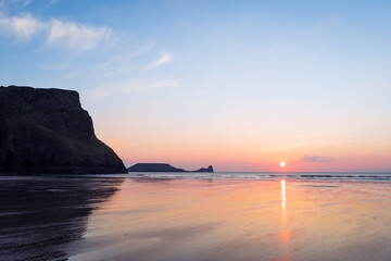 Rhossili sunset