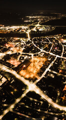 town at night, barnstaple