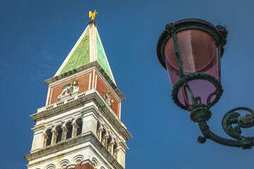 Fototapeta na wymiar San Marco square and campanile bell tower, Venice, Italy