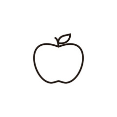 Apple icon vector illustration. Apple sign and symbols for web design.