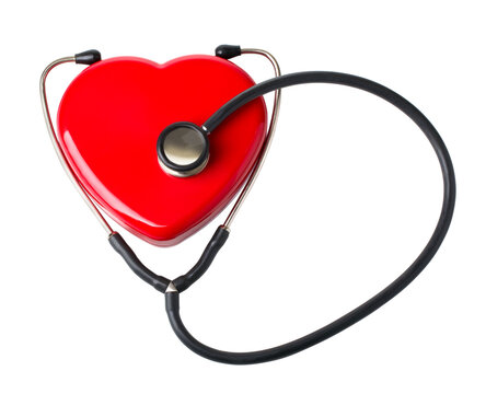 Medical stethoscope and heart