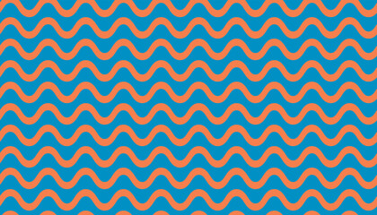 Seamless pattern with wavy lines.