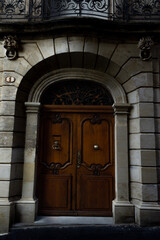 old wooden door