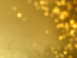 abstract gold bokeh background