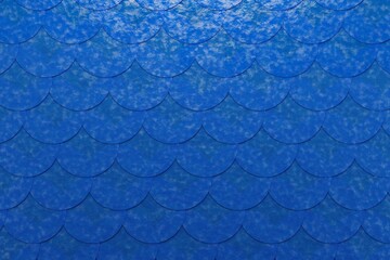 A blue pattern made of tiles. Abstract Background and texture concept. 3d render.