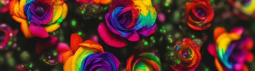 Fototapeta na wymiar flores de colores