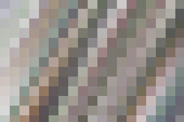 A mix of pastel grey, brown and pink diagonal squared stairs