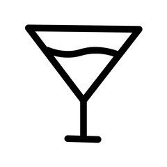 Alcohol Beverage Cocktail Drink Glass Icon