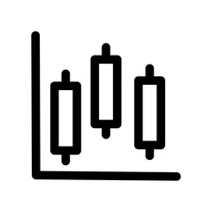 Analytics Business Candle Chart Finance Graph Marketing Icon