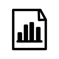 Analytics Business Chart Document Graph Paper Report Icon