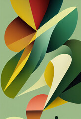 Various color pop art background design, tribal pattern colorful palette, design concept.