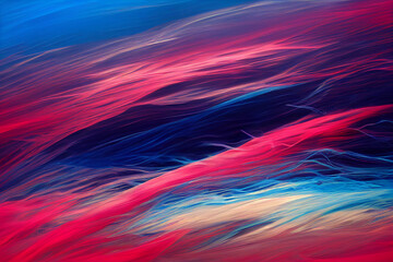 abstract blue yellow and red smoke on dark background with fluid lines, minimal colorfull wallpaper