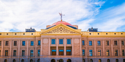 Arizona State Capitol Building in downtown Phoenix, Arizona 