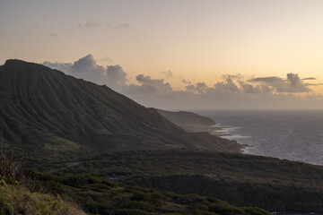kaiwi coastline dusk 