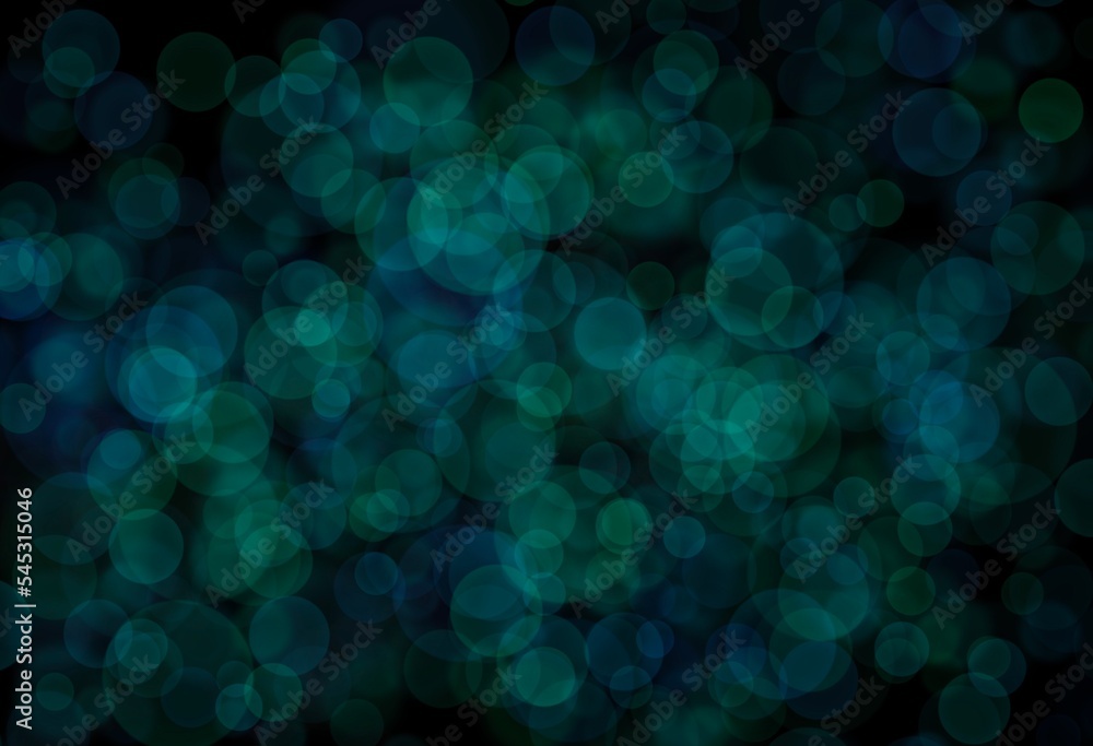 Poster abstract background with bokeh