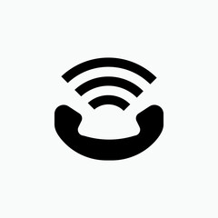 Call Icon. Telephone, Phone Symbol - Vector.     