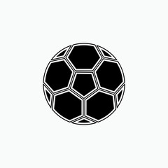 Obraz premium Football Icon - Vector, Sign and Symbol for Design, Presentation, Website or Apps Elements. 