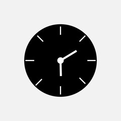 Clock Icon. Time Sign, Clock Image. Trendy Symbol for  Design, Presentation, Website or Apps Elements –  Vector.        