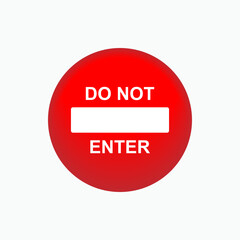 Stop Icon. Prohibition Vector Sign & Symbol